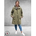 Kaffe Curve Regen Parka Sofia Dusky Green